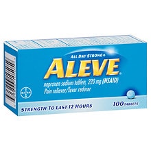 What are the dosage recommendations for Aleve?