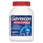 Gaviscon Extra Strength Chewable Antacid Tablets, Original