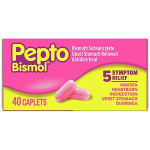 Pepto-Bismol Upset Stomach Reliever/Antidiarrheal Caplets image