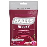 Halls Sugar Free Sugar Free Menthol Cough Suppressant/Oral Anesthetic Drops Black Cherry