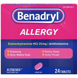 Benadryl Allergy Ultratab Tablets image