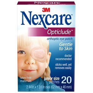 Nexcare Opticlude Orthopic Eye Patch, Junior Size