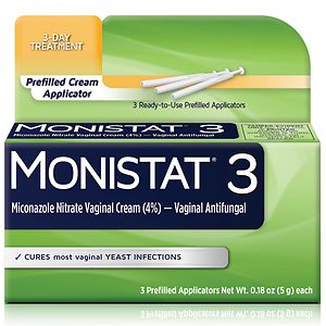  Monistat 3 Vaginal Antifungal 3 Pack 