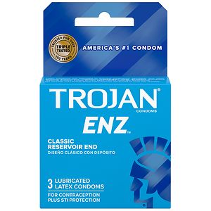 Trojan-Enz Enz Lubricated Premium Latex Condoms image