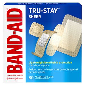 Band-Aid Sheer Adhesive Bandages, Assorted Sizes Band-Aid Sheer Adhesive Bandages, Assorted Sizes