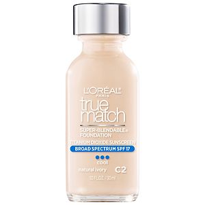 L'Oreal True Match Super-Blendable Makeup, SPF 17, Natural Ivory L'Oreal True Match Super-Blendable Makeup, SPF 17, Natural Ivory