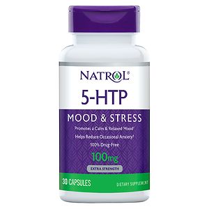 Natrol 5-HTP 100 mg Double Strength Capsules image
