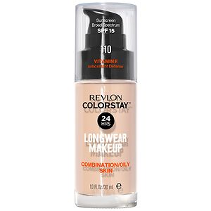 Revlon Colorstay for Combo/Oily Skin Makeup with SPF 6, Ivory 110