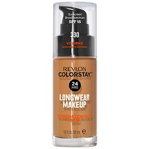 Revlon Colorstay for Combo/Oily Skin Makeup with SPF 6, Natural Tan 330