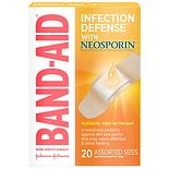 Band-Aid Plus Antibiotic Adhesive Bandages Assorted Sizes product image
