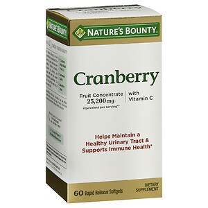 Nature's Bounty Triple Strength Natural Cranberry Softgels image