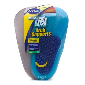 Dr. Scholl's Massaging Gel Arch Supports, Men's Size 8-13 Dr. Scholl's Massaging Gel Arch Supports, Men's Size 8-13