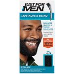 Just For Men Brush-In Color Gel for Mustache, Beard & Sideburns, Jet Black M-60