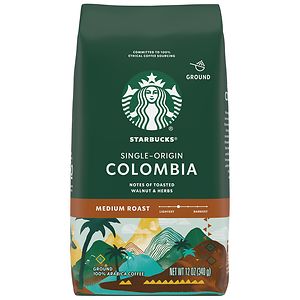 Starbucks Coffee Medium Roast, Columbia, Ground image