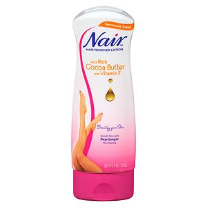  Nair Hair Remover Lotion For Body & Legs Cocoa Butter & Vitamin E 