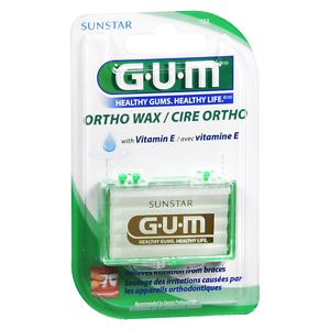  G-U-M Ortho Wax with Vitamin E 