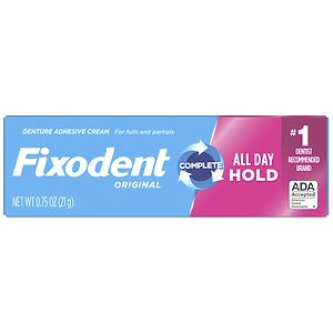 Fixodent Complete Denture Adhesive Cream Original image