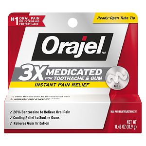 Orajel Instant Toothache Pain Relief Maximum Strength Gel image