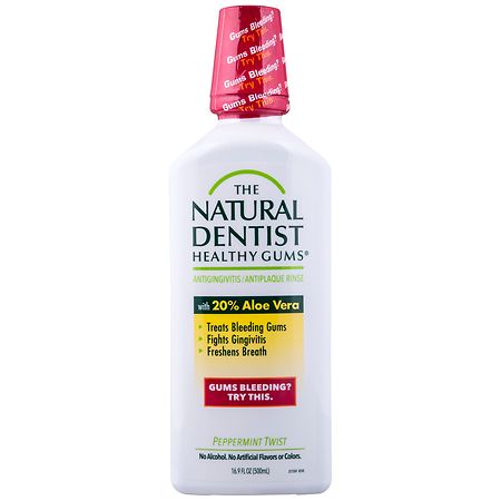 FREE The Natural Dentist Healthy Gums Antigingivitis Rinse Peppermint Twist