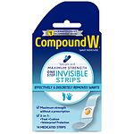 Compound W One Step Invisible Strips Wart Remover