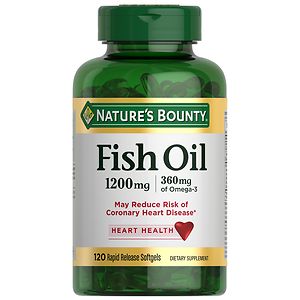 Nature's Bounty Fish Oil 1200 mg Dietary Supplement Softgels image