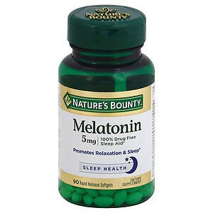  Nature's Bounty Super Strength Melatonin 5 mg Dietary Supplement Softgels 