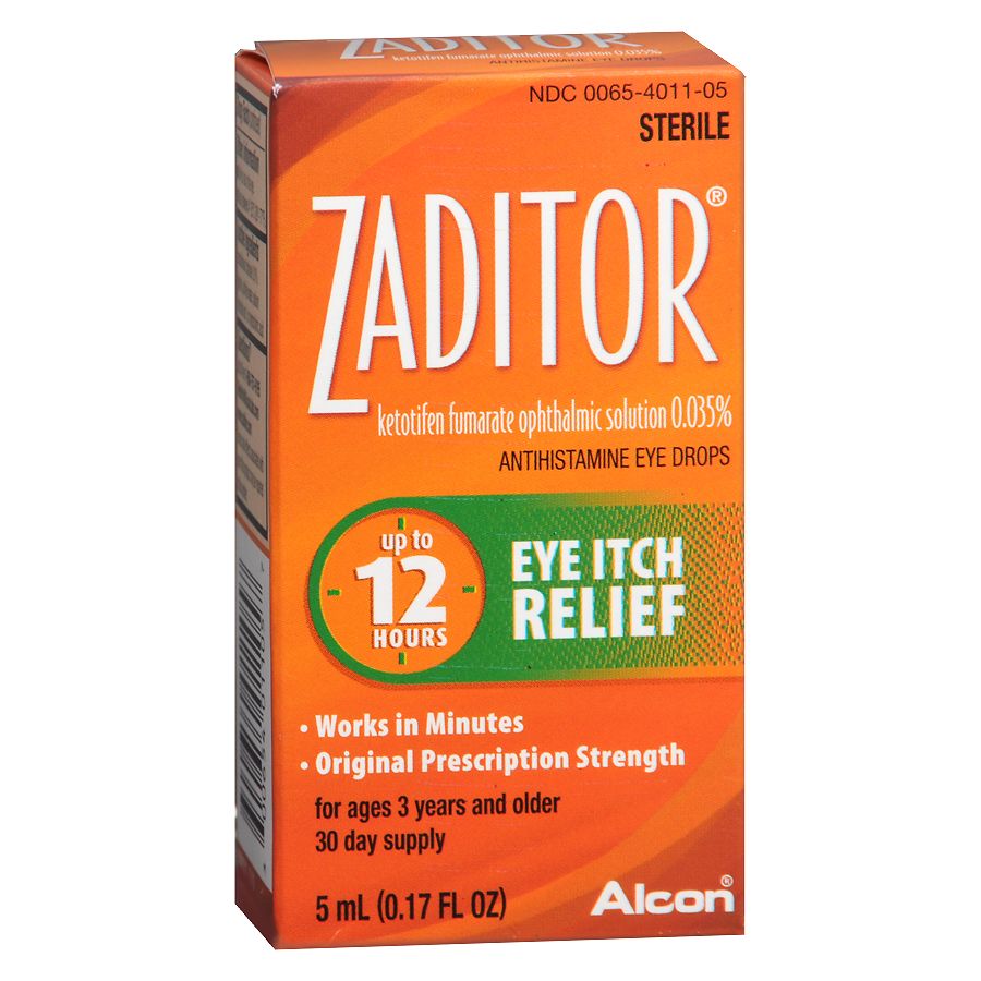 Zaditor Antihistamine Eye Drops | Walgreens