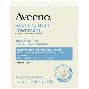 Aveeno Soothing Bath Treatment, Single Use Packets