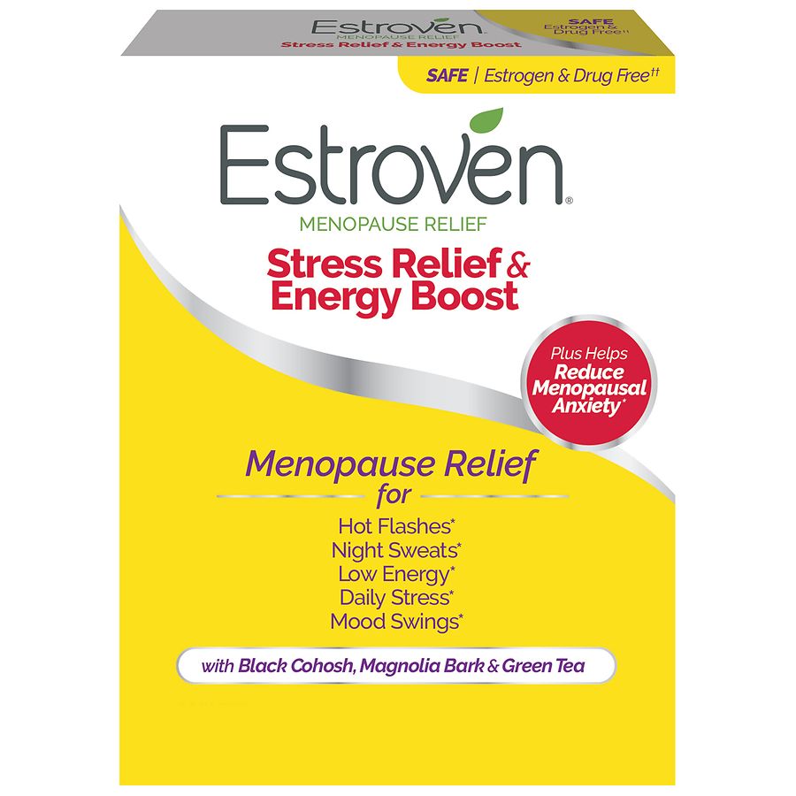 Estroven Menopause Symptom Relief Dietary Supplement Caplets Walgreens 8917