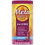 Metamucil Sugar Free MultiHealth Fiber Texture Powder, Berry Smooth
