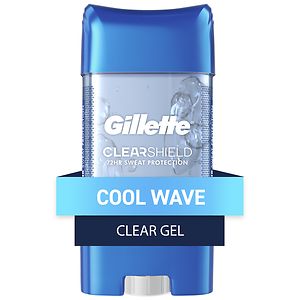 Gillette 3x Triple Protection System Clear Gel Antiperspirant & Deodorant, Cool Wave