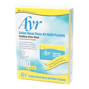 Ayr Saline Nasal Rinse Kit Refill Packets