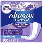 Always Dri-Liners, Regular, Unscented