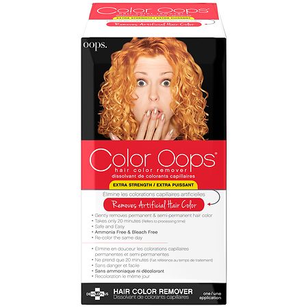 color oops extra strength hair color remover 1 kit