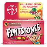 Children's Multivitamin Supplement With Iron Chewable Tablets Orange wag-Children's Multivitamin Supplement With Iron Chewable Tablets Orange
