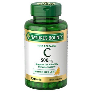 Nature's Bounty Time Release Vitamin C-500mg, Capsules