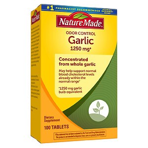 Nature Made Odor Control Garlic, 1250mg Garlic Equivalent, Tablets image