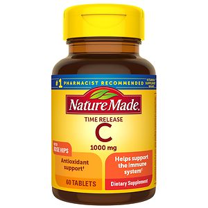 Nature Made Vitamin C with Rose Hips, 1000mg, Tablets
