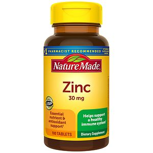 Nature Made Zinc 30 mg Dietary Supplement Tablets image