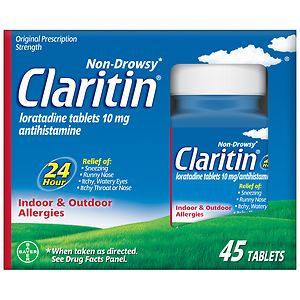 Claritin Non-Drowsy 24 Hour Indoor & Outdoor Allergies, Tablets image