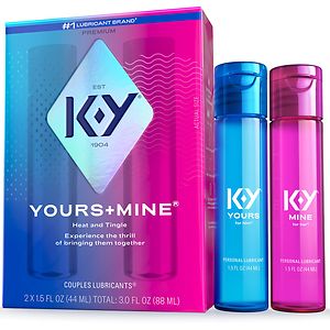  K-Y Yours+Mine Couples Lubricants 