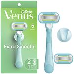 Gillette Venus Embrace Razor for Women, Blue/Green