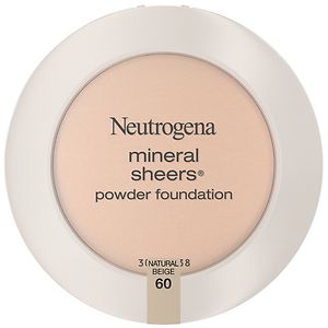 Neutrogena Mineral Sheers Powder Foundation, Natural Beige 60