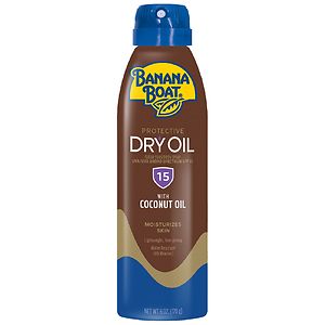 Banana Boat UltraMist Continuous Spray Sunscreen, Protective Tanning Dry Oil, SPF 15