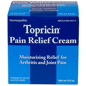 Topricin Anti-Inflammatory Pain Relief Cream Jar