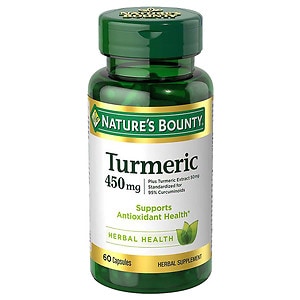  Nature's Bounty Turmeric Capsules 60ct 