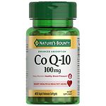 Nature's Bounty Q-Sorb Co Q-10, 100mg, Softgels