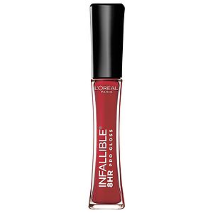 L'Oreal Infallible Never Fail Lipgloss, Rebel Red 315