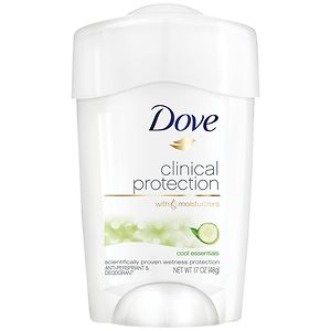 Dove Clinical Protection Antiperspirant & Deodorant Solid Cool Essentials: Cucumber & Green Tea