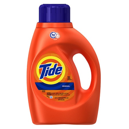 Tide HE Laundry Detergent Original Scent, 32 Loads | Walgreens